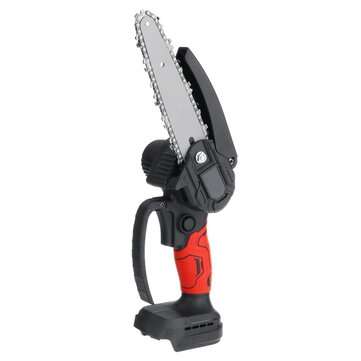 88VF 6 Inch Electric Chainsaws Battery Indicator Wood Cutter S... (BATTERY: ONEBATTERY | COLOR: RED)