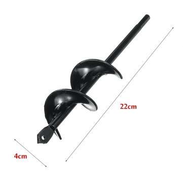 9 to 18 Inch Earth Planter Spiral Auger Drill Bit Post Hole Digger Power Garden Auger Kit (SIZE: 1#)