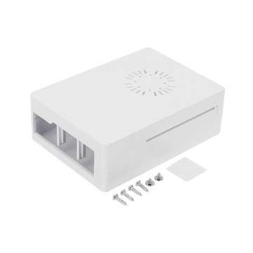 ABS Case Shell Housing Enclosure Box For Raspberry Pi 3 Model B+(Plus) (COLOR.: WHITE)
