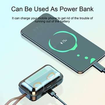 Bakeey F9-5 TWS bluetooth Earphone Wireless Magnetic Headphones 9D HiFi Noise Cancelling Waterproof