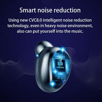 Bakeey F9 TWS True Wireless bluetooth 5.0 Headphone Hi-Fi Stereo Sound Bilateral Calls Earphone Spor