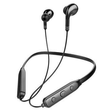 Bakeey H3000 Wireless Neck Headphones bluetooth 5.0 Reduction Hanging Earphones Ea... (COLOR: BLACK)