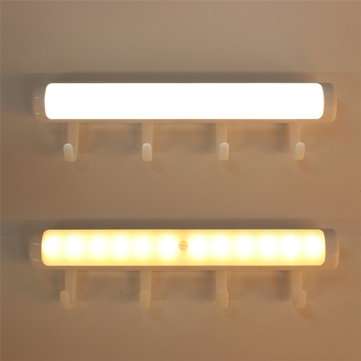 Bakeey Intelligent Human Induction 12 LED USB Charging... (COLOR.: WARMWHITE | TYPE: WITHTHEBATTERY)