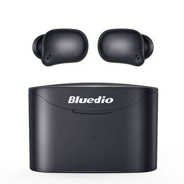 Bluedio T-elf 2 TWS Earphone Wireless bluetooth Headphone Touch Control Mini Ster... (COLOR.: BLACK)