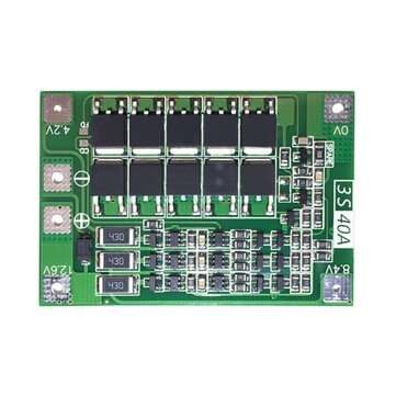 BMS 3S 40A 18650 Lithium Battery Charger Protection Board 11.1V 12.6V PCB for Drill Motor with Balan