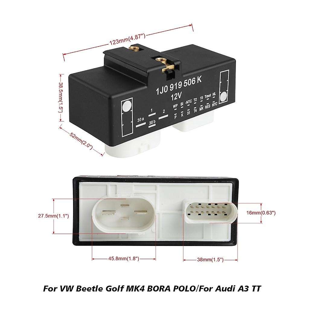 Car Relay Air Conditioning Controller 1J0919506K  for Volkswagen Bora / Golf 4