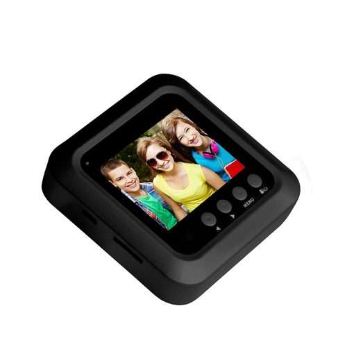 W5 2.4 inch Screen 2.0MP Security Camera No Disturb Peephole Viewer Doorbell, Support ... (Black)