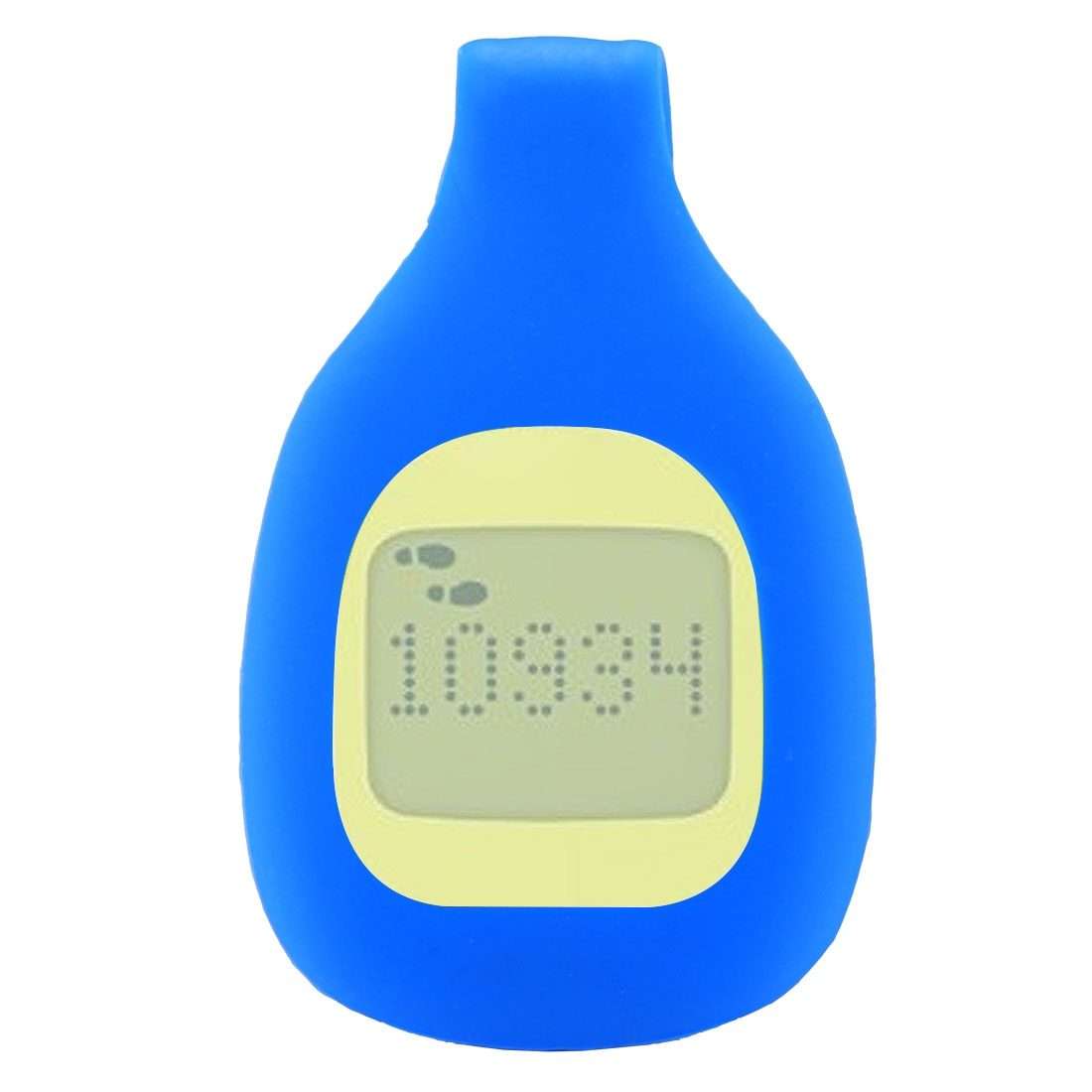 For Fitbit Zip Smart Watch Clip Style Silicone Case, Size: 5.2x3.2x1.3cm(Blue)