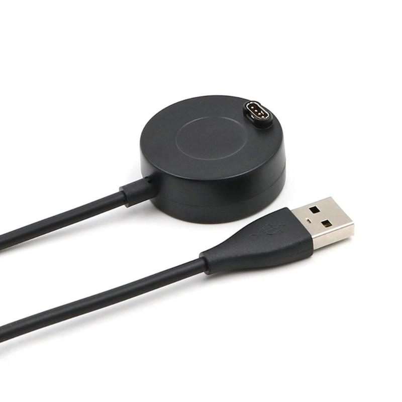 1m 1A ABS Desktop Charger for Garmin Fenix 5 / 5S / 5X /Forerunner 935 / Quatix 5 / Qu ... (Black)