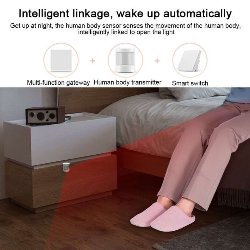 2 Buttons Intelligent Switch Smart Wall Switch (White)