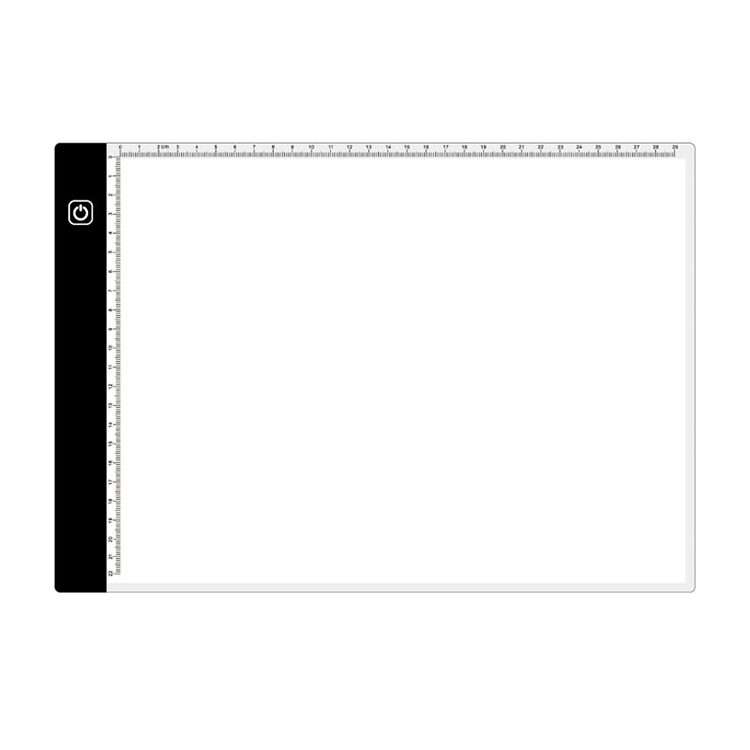 3.5W 5V LED USB Three Level of Brightness Dimmable A4 Acrylic Scale Copy Boards Anime Sketch Drawi