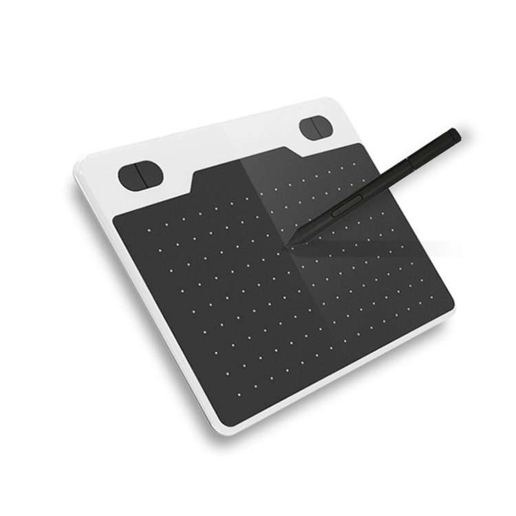 10Moons T503 Drawing Tablet Can Be Connected to mobile Phone Tablet with 8192 Passive Pen(White)