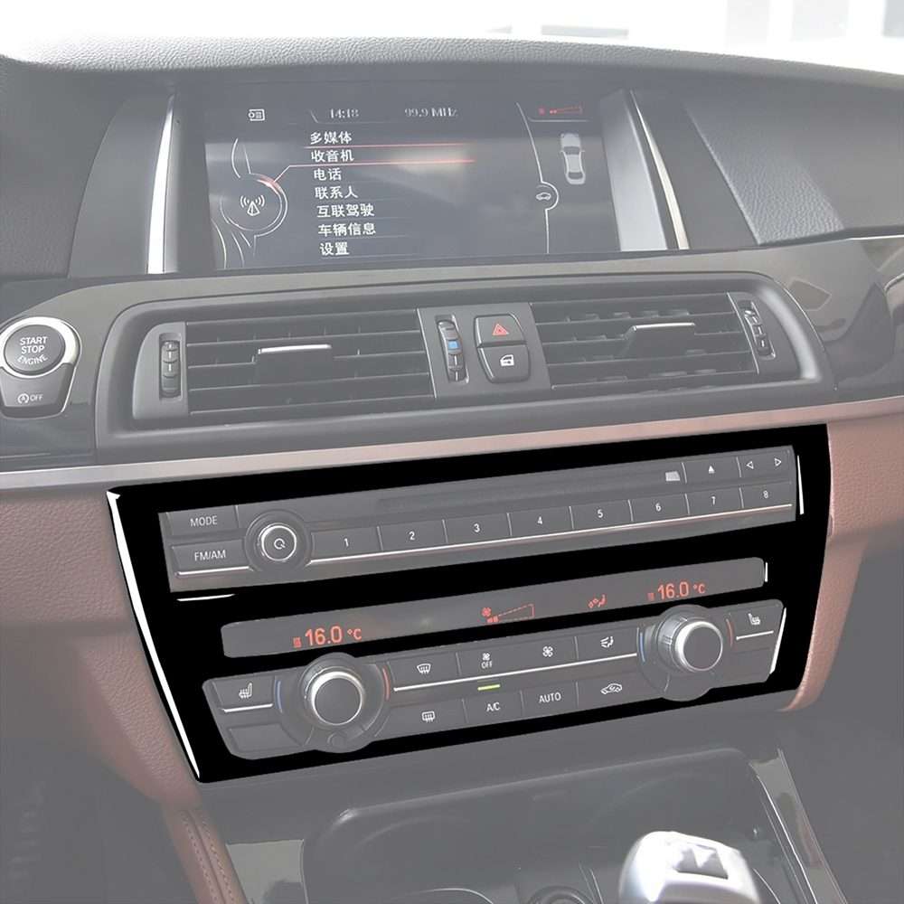 For BMW 5 Series F07 5GT 535i 2010-2016 Car CD Panel Center Console Air Conditioning Panel Decorat
