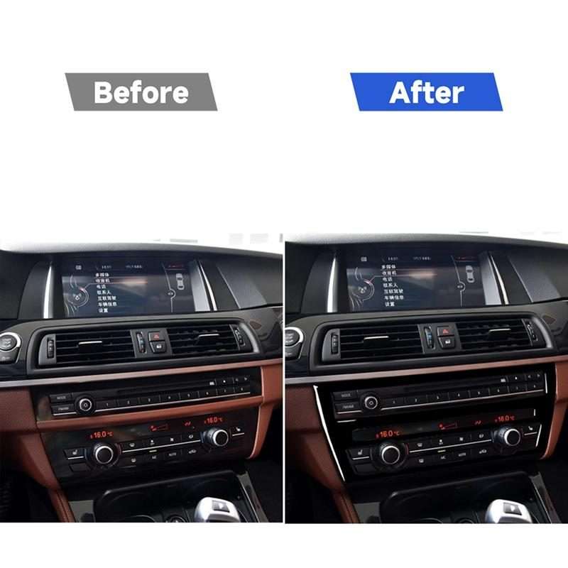 For BMW 5 Series F07 5GT 535i 2010-2016 Car CD Panel Center Console Air Conditioning Panel Decorat