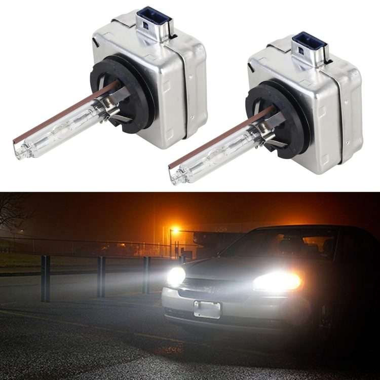 1 Pair D8S 4300K DC12V 35W Car HID Xenon Bulb Kit Headlight (White Light)