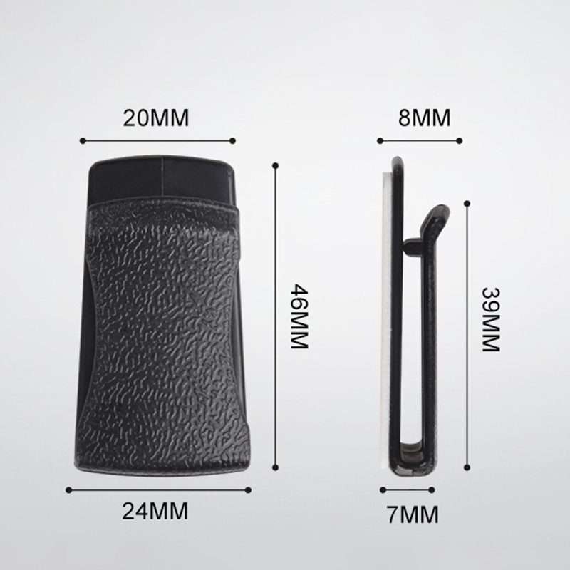 2 Pair Adhesive Car Mini Hook Card Holder