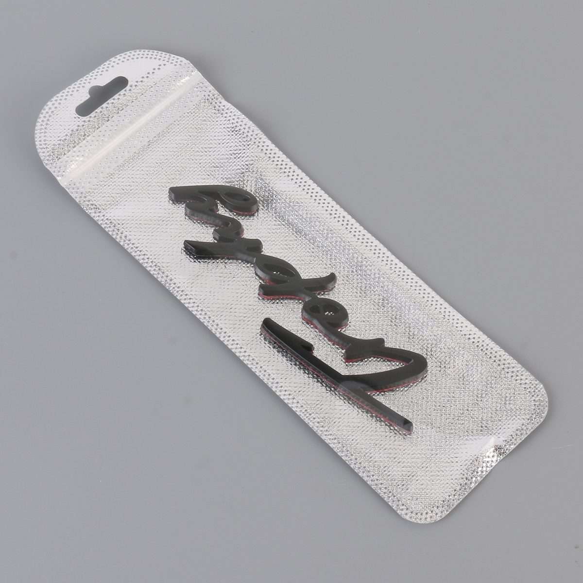 Car TROPHY Personalized Aluminum Alloy Decorative Stickers, Size: 11.5x2.5x0.35cm (Black)