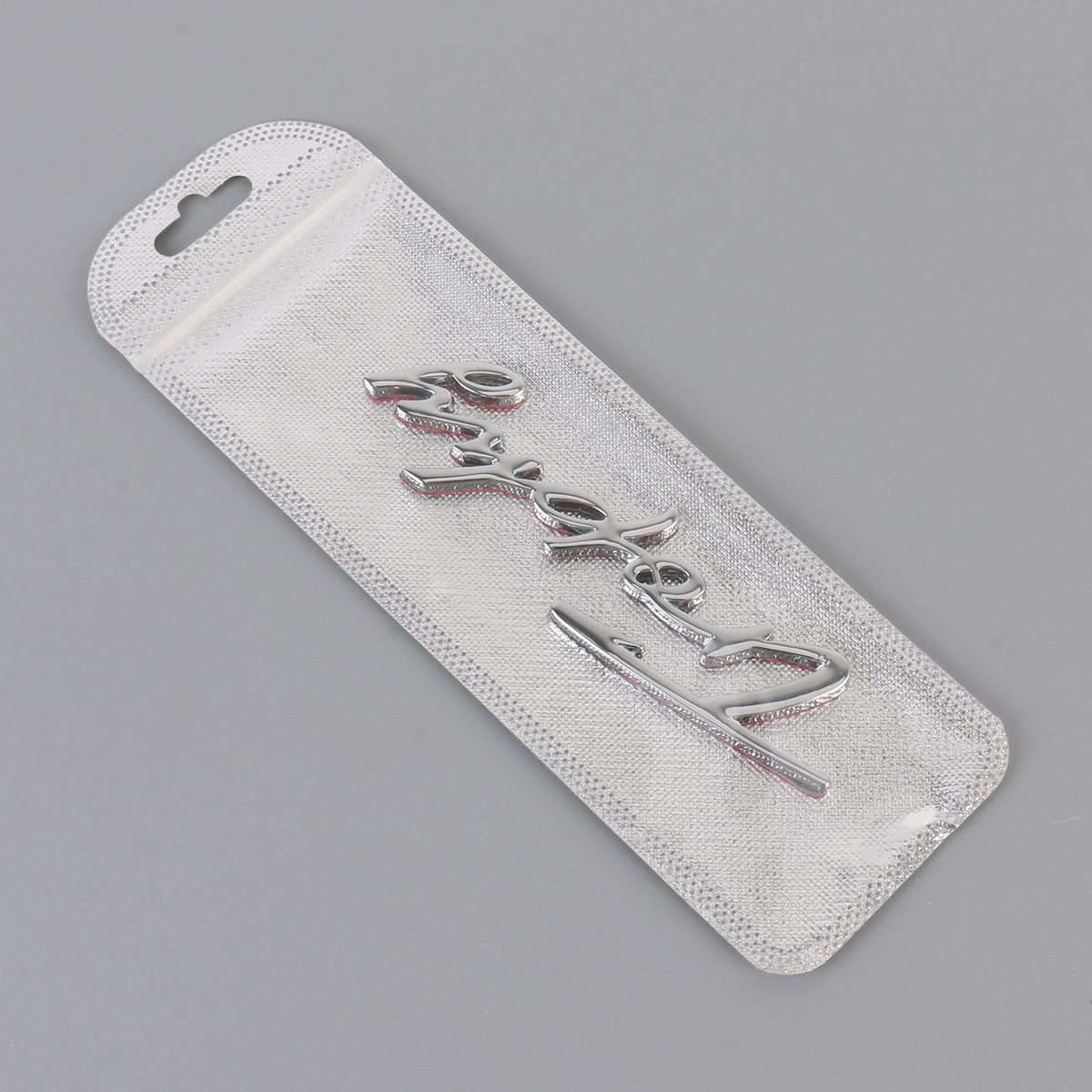 Car TROPHY Personalized Aluminum Alloy Decorative Stickers, Size: 11.5x2.5x0.35cm (Silver)