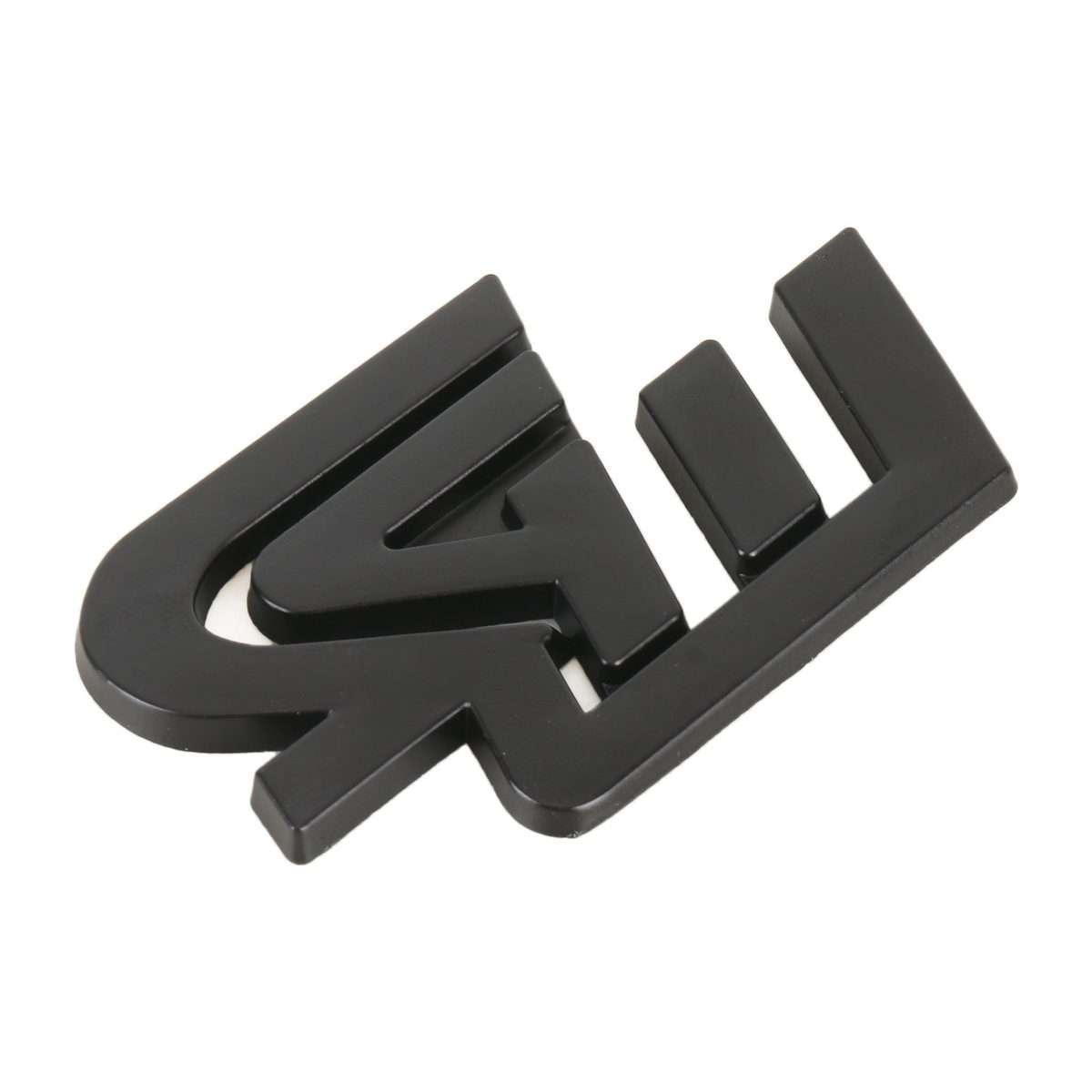 Car SW Pattern Aluminum Alloy Personalized Decorative Stickers, Size:5.5x3.5x0.4cm