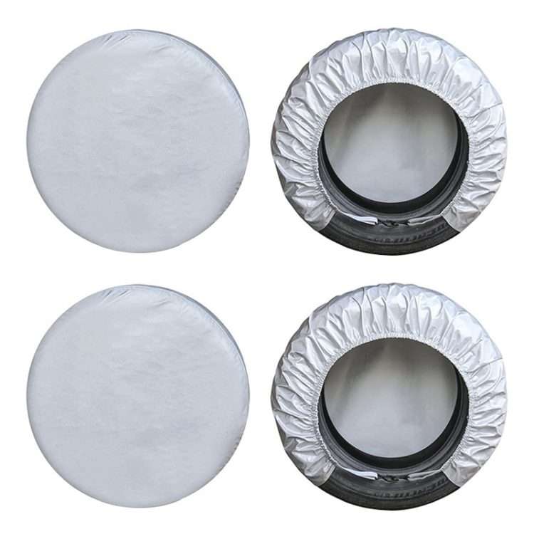 4pcs / Set Car Tire 420D Oxford Cloth Protective Cover, Diameter: 68-73cm, Width: 32cm