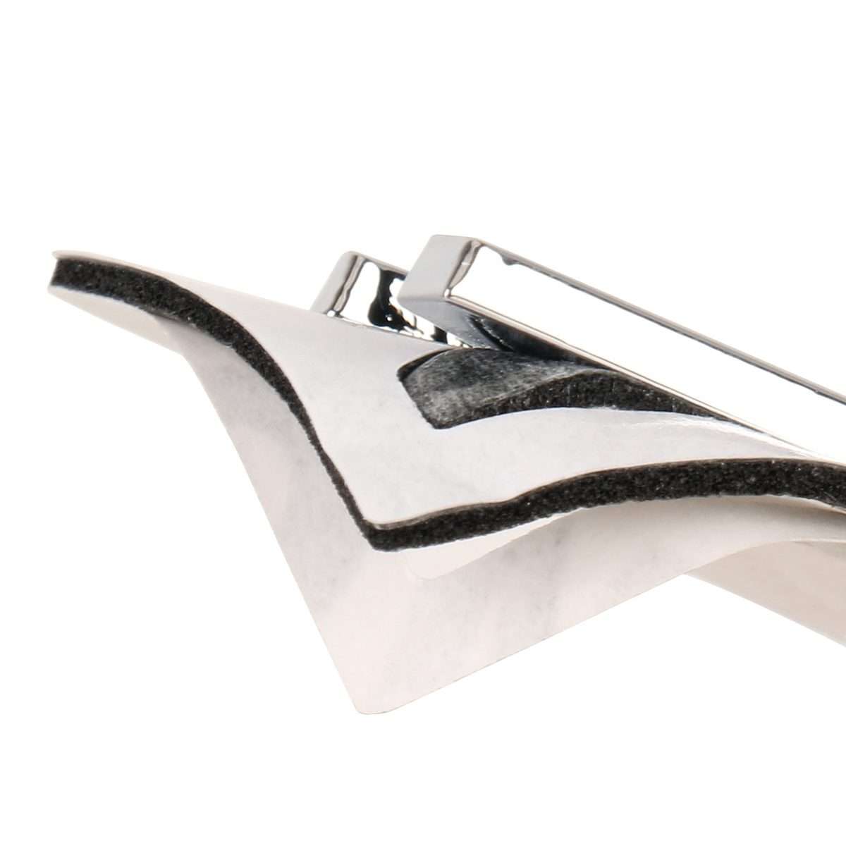 Car R32 Pattern 3D Metal Personalized Decorative Stickers, Size: 10.5 x 3 x 0.5cm (Silver)