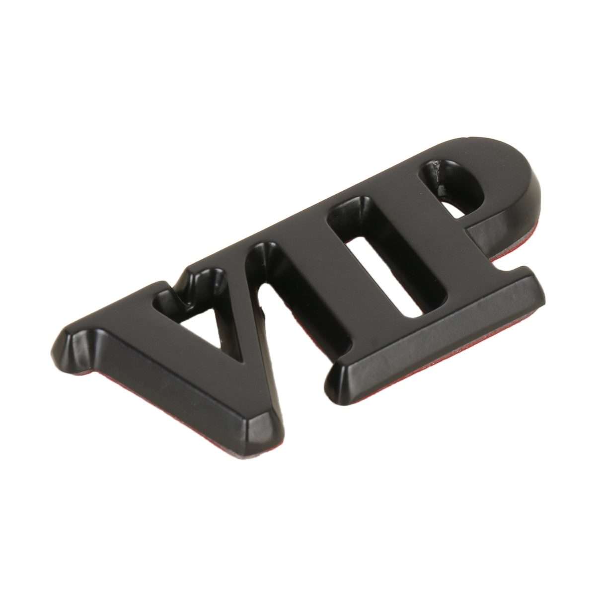 Car One-Piece VIP Metal Personalized Decorative Stickers, Size: 5.5x2.5x0.5cm (Black)