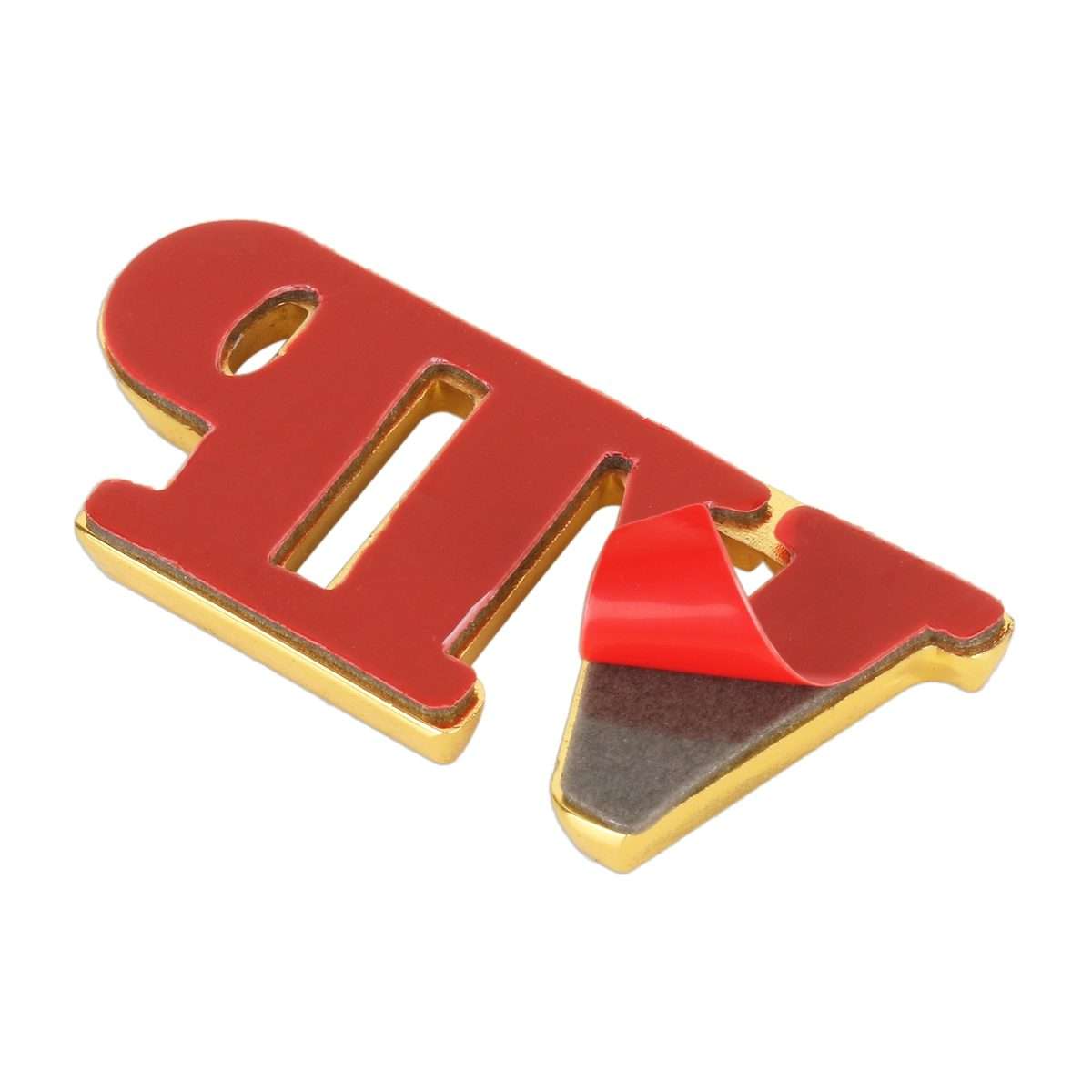 Car One-Piece VIP Metal Personalized Decorative Stickers, Size: 5.5x2.5x0.5cm (Gold)