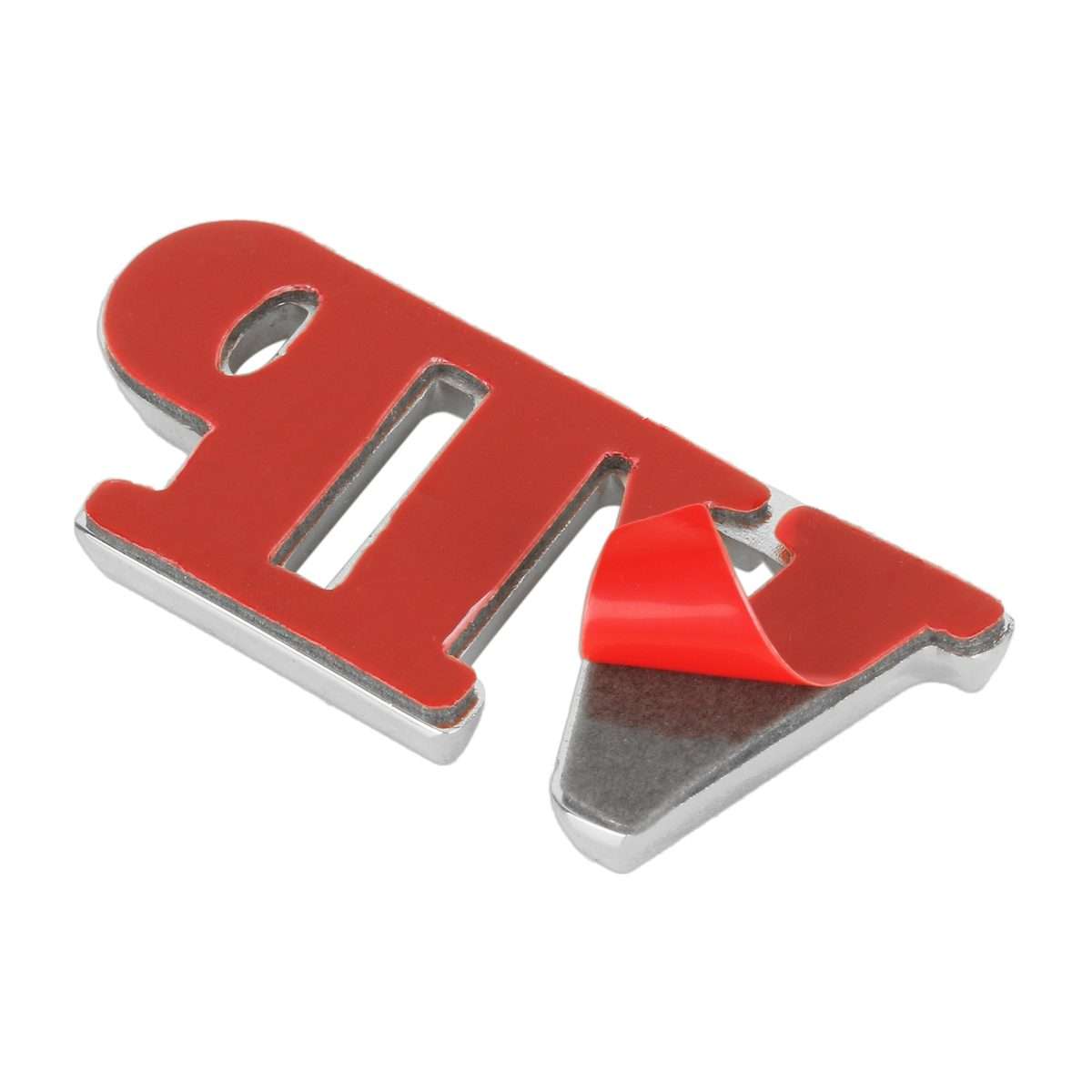 Car One-Piece VIP Metal Personalized Decorative Stickers, Size: 5.5x2.5x0.5cm (Silver)