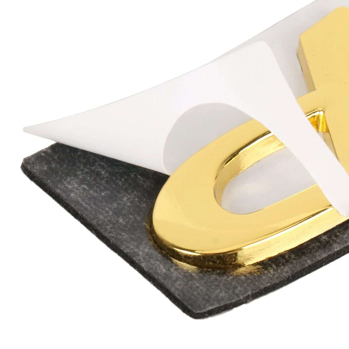 Car Split VIP Metal Personalized Decorative Stickers, Size: 7.5 x 3 x 0.5cm (Gold)