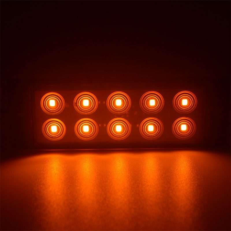 2pcs Car / Truck 10LEDs Side Marker Indicator Lights Bulb Lamp (Orange)