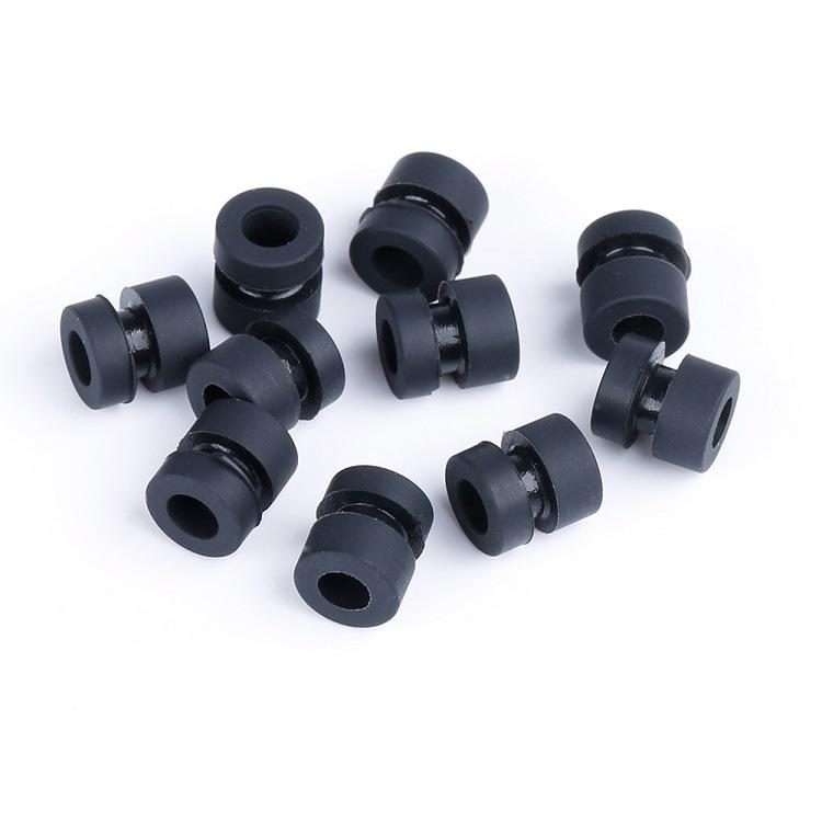 5 Packs / 100pcs iFlight M3 Damping Rubber Column Shock-absorbing Ball Shock Damping B ... (Black)