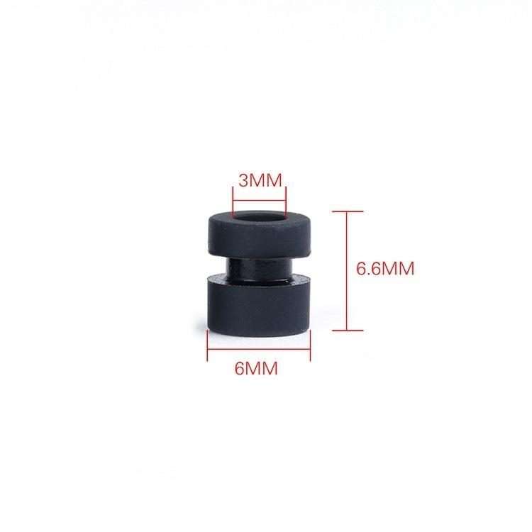 5 Packs / 100pcs iFlight M3 Damping Rubber Column Shock-absorbing Ball Shock Damping B ... (Black)