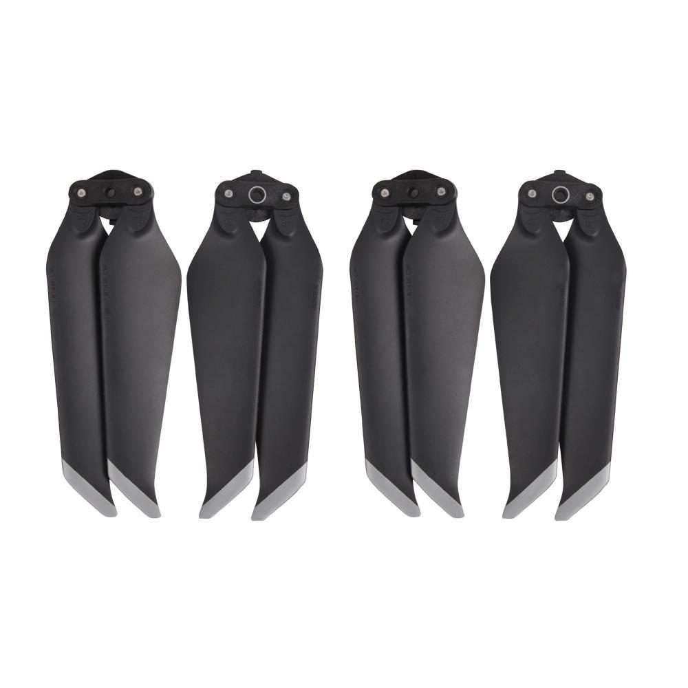 2 Pairs 8743F Low Noise Quick-release Propellers for DJI Mavic 2 Pro / Zoom (Black+Silver)