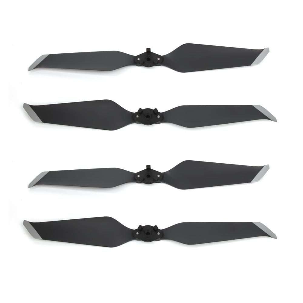 2 Pairs 8743F Low Noise Quick-release Propellers for DJI Mavic 2 Pro / Zoom (Black+Silver)