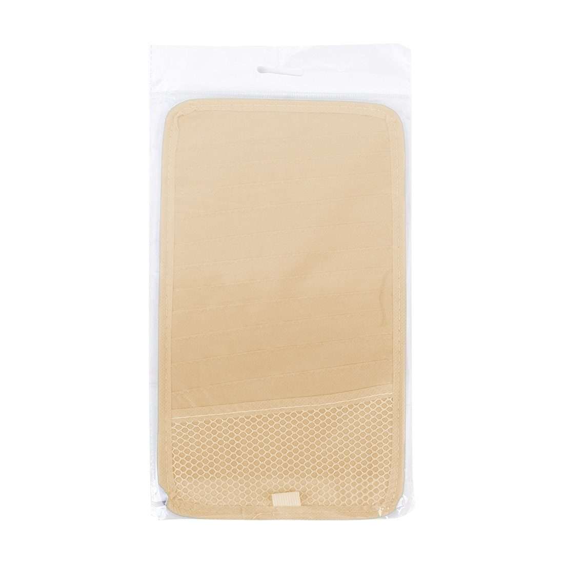 Car Visor CD DVD Disk Card Case Holder Clipper Bag Hold for 12PCS Disks(Khaki)