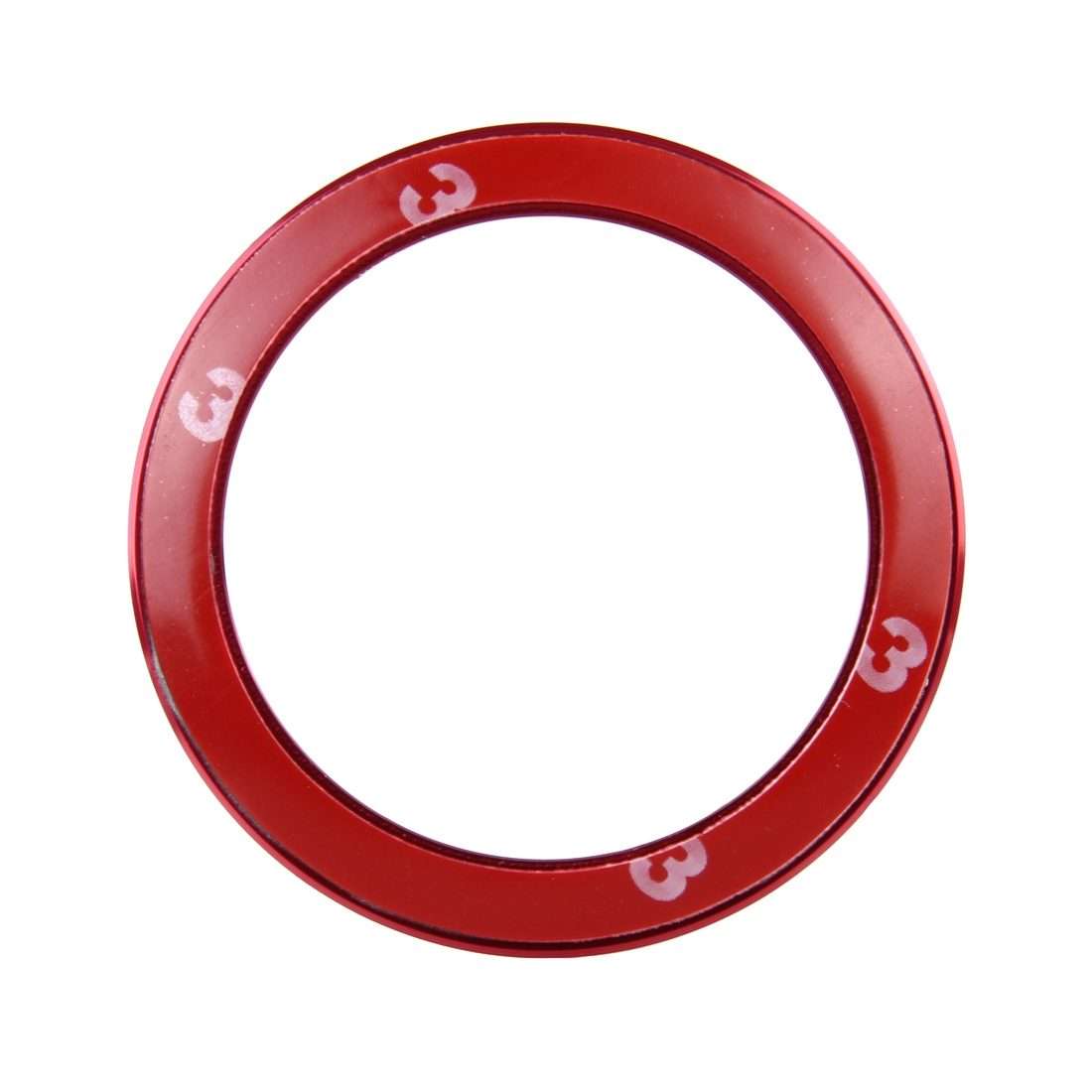 Car Aluminum Steering Wheel Decoration Ring For BMW(Red)