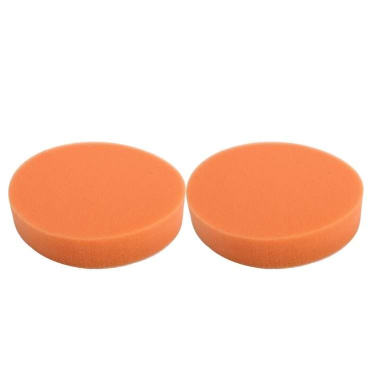2 PCS Car Wax Sponge Round Shape Sponge High-density Waxing SpongeSize:12.5 x 12.5cm