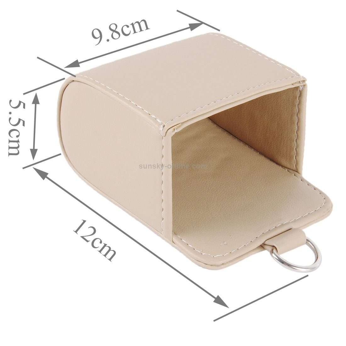 Car Air Vent Mobile Cellphone Pocket Bag Pouch Box Storage Organizer Carrying Case(Khaki)