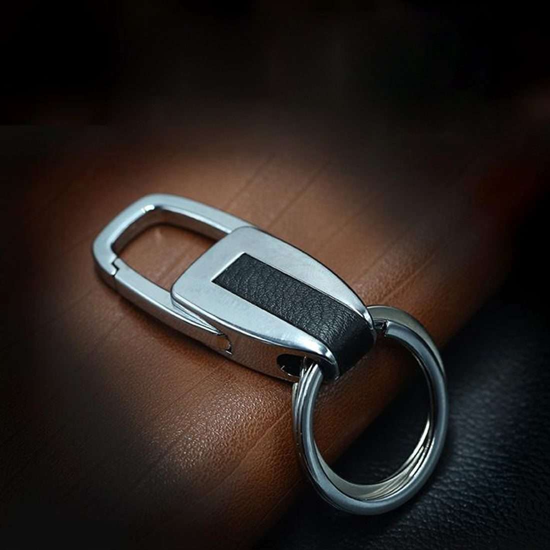 Double Ring Metal Key Chain Metal Car Key Ring Multi-functional Tool Key Holder Key Chains Rings H
