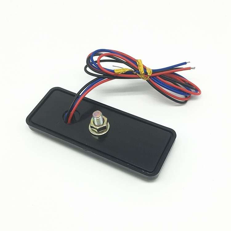 2 PCS Motorcycle Car Trailer DC 12-15V 24-LED Indicator Lamp Reflector Rectangle Marke ... (White)