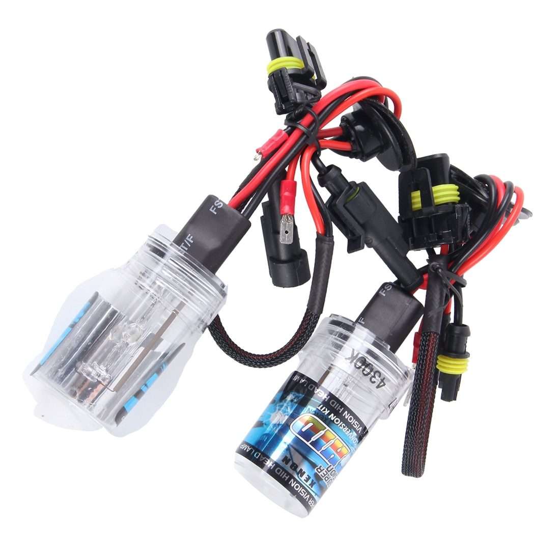 2PCS DC12V 35W H7 2800 LM HID Xenon Light Single Beam Super Vision Waterproof He ... (White Light)