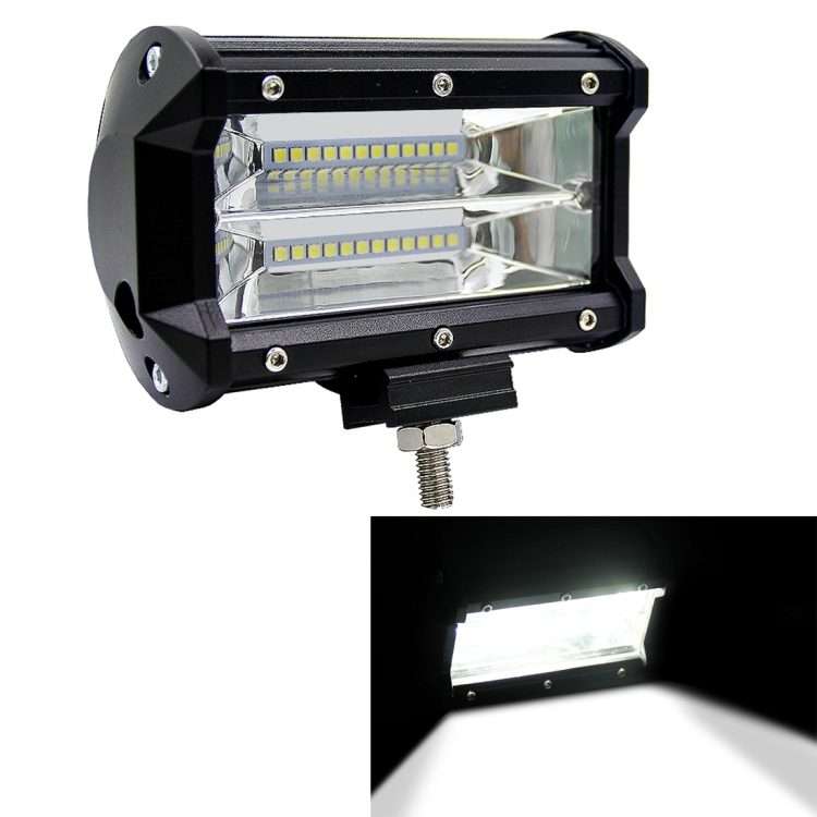 5 inch 18W 24 LED Waterproof IP67 Two Bar Modified Off-road Lights Spotlight Lig ... (White Light)