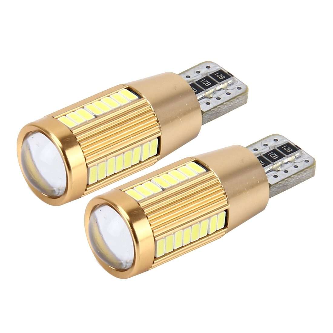2 PCS T10 2W 180 LM 5500K Constant Current Car Clearance Light with 38 SMD-3014 ... (White Light)
