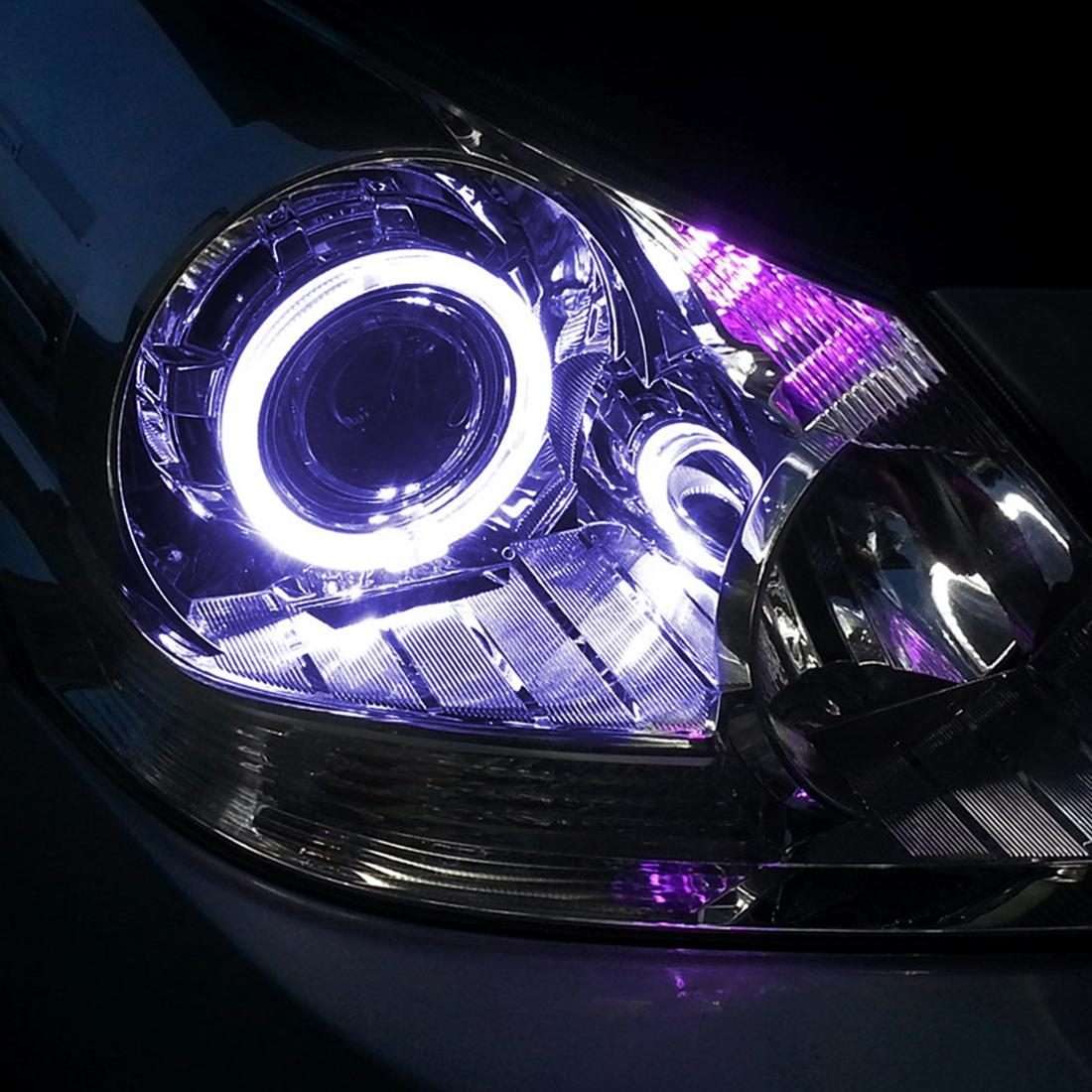 2 PCS 2.5inch Car Angel Eyes Light, DC 12V(Blue Light)