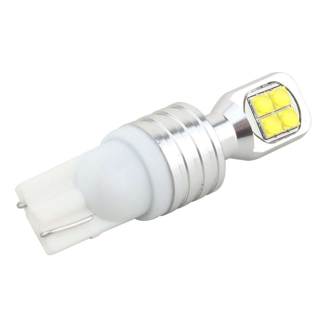 2 PCS T10 40W 800 LM 6000K Car Clearance Light Reading Light License Light with ... (White Light)