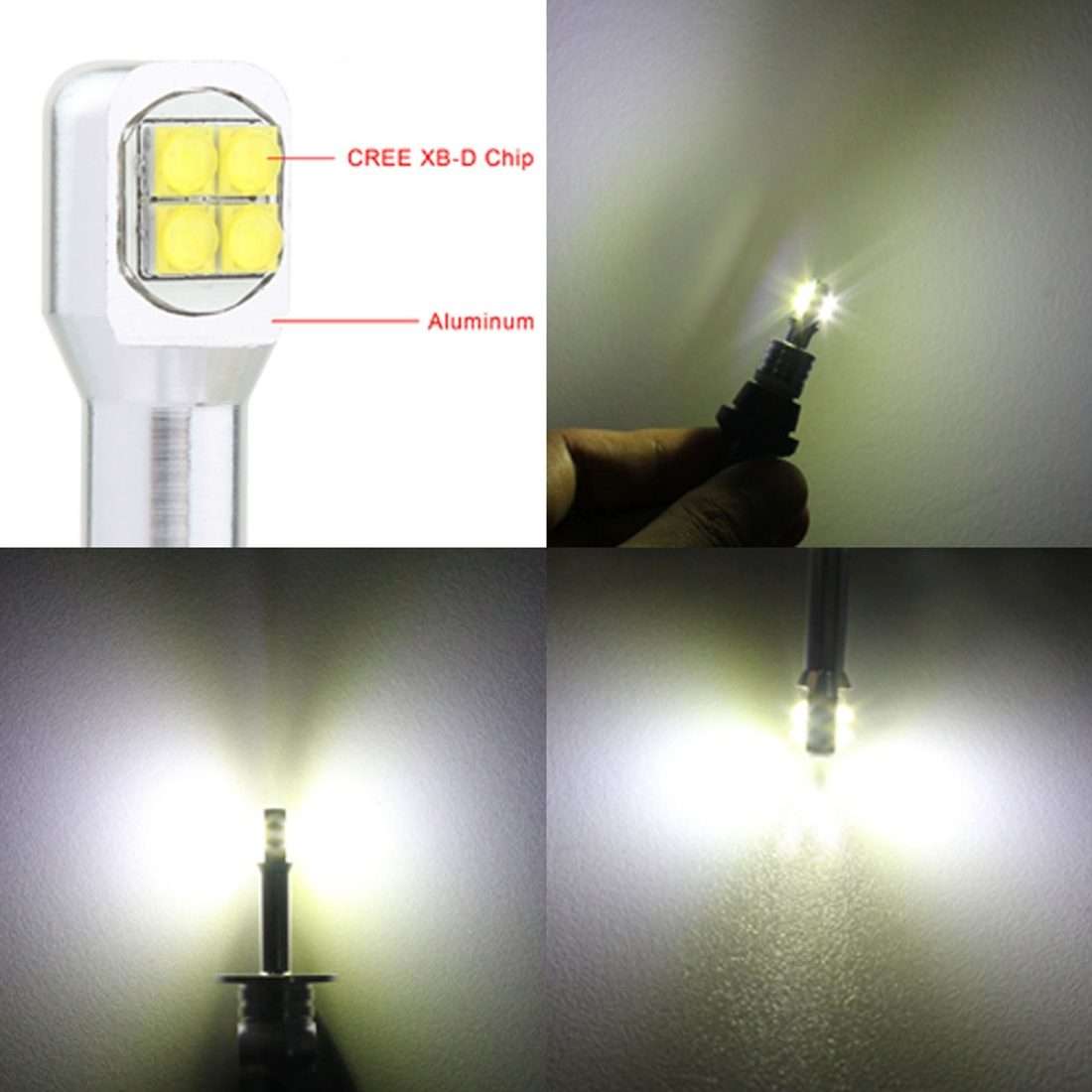 2 PCS T10 40W 800 LM 6000K Car Clearance Light Reading Light License Light with ... (White Light)