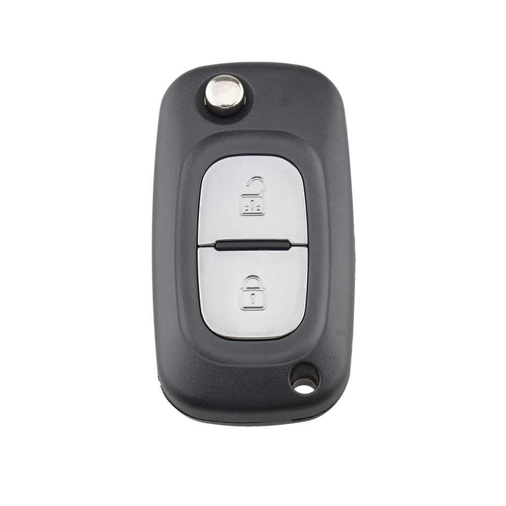 For RENAULT Clio / Megane / Kangoo / Modus Car Keys Replacement 2 Buttons Car Key Case with Foldab
