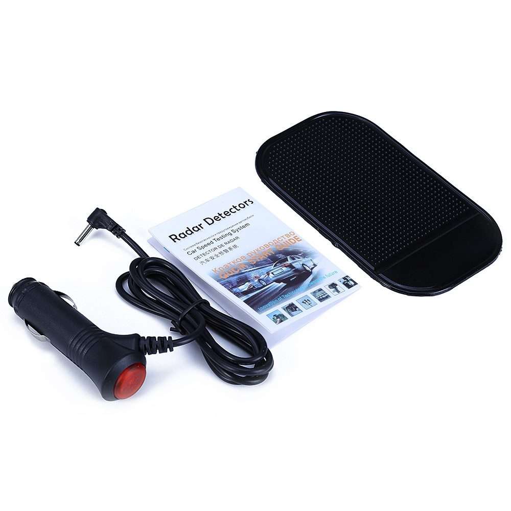 V3 Universal Car Radar Detector LED Display Detection Laser Anti Radar Detector, Support Russian &