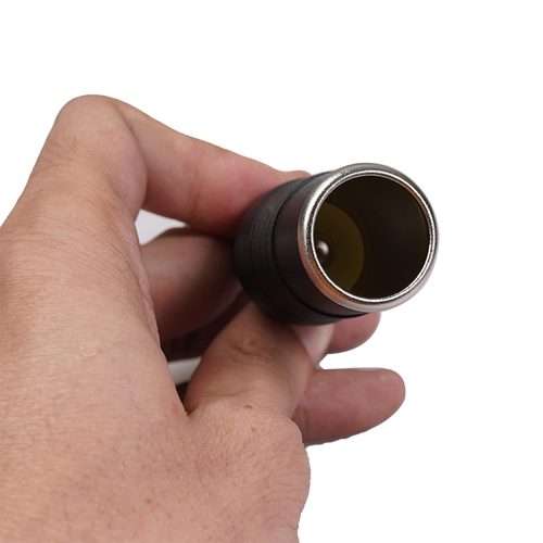 Car Converter USB Port to Car Cigarette Lighter Socket Female 5V to 12V Boost Power Ad ... (Black)