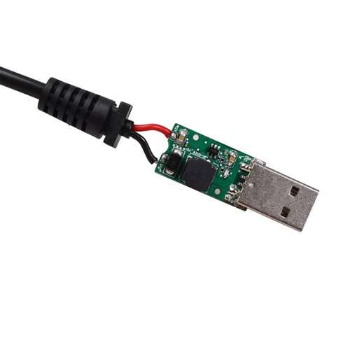 Car Converter USB Port to Car Cigarette Lighter Socket Female 5V to 12V Boost Power Ad ... (Black)